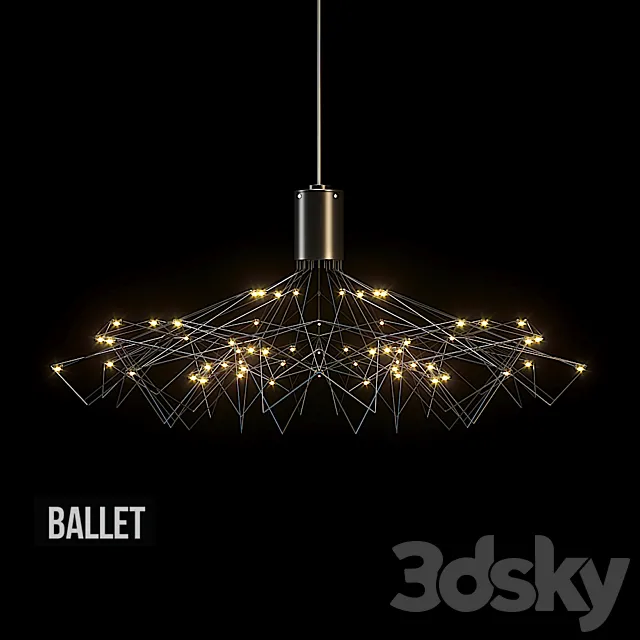 Lamp Bezhko Ballet 800 3D Model
