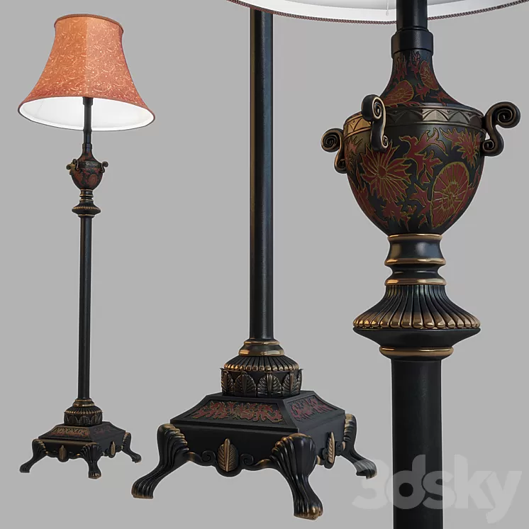 LAMP CHIARO VERSACE – 254045501 3D Model LAMP CHIARO VERSACE – 254045501 3D Model