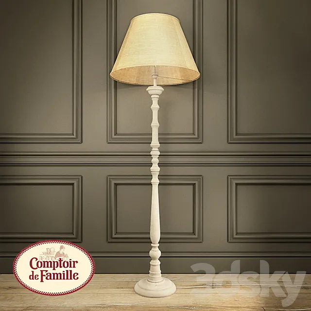 Lamp COMPTOIR de FAMILLE 3D Model Lamp COMPTOIR de FAMILLE 3D Model