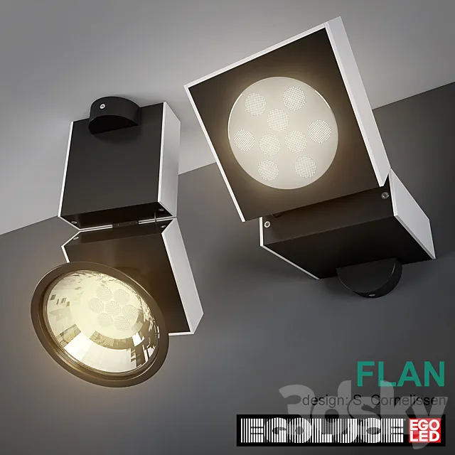 Lamp Egoluce Flan 3D Model