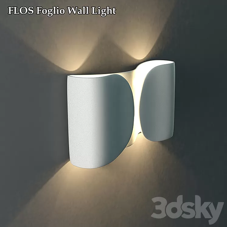 Lamp Flos Foglio Wall Light 3D Model Lamp Flos Foglio Wall Light 3D Model