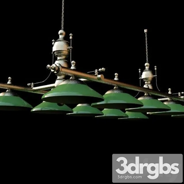 Lamp For Billiards 3D Model Download
