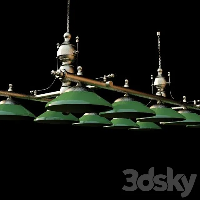 Lamp for billiards 3DModel