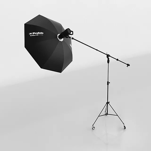 Lamp for the photographer Pro Softbox 3D Model
