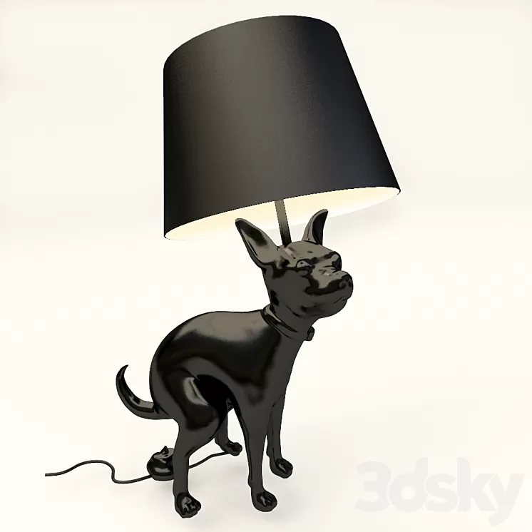Lamp Good puppy 3D Model Lamp Good puppy 3D Model