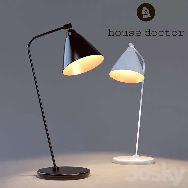 Lamp House Doctor 3D Model Lamp House Doctor 3D Model