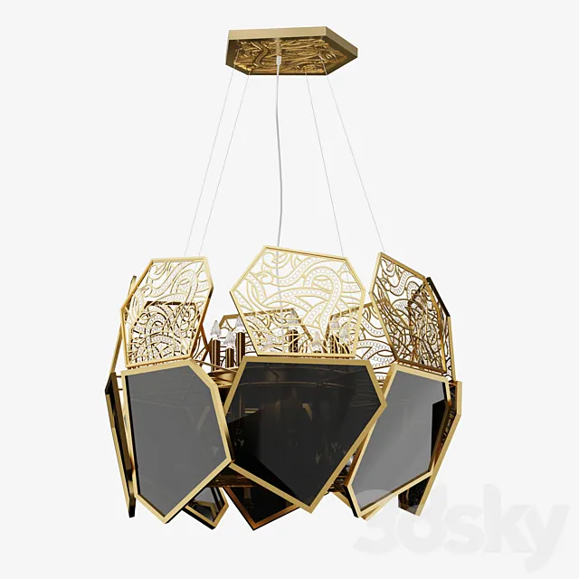 Lamp hypnotic 3D Model Lamp hypnotic 3D Model