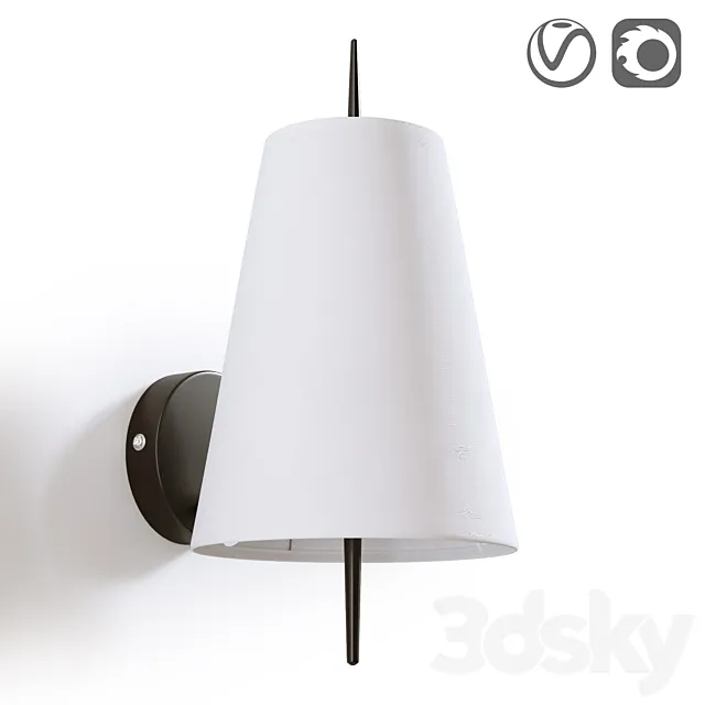 Lamp Jouanico 3D Model Lamp Jouanico 3D Model