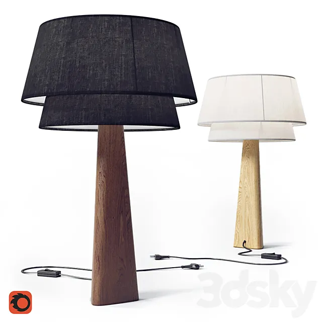 Lamp La Redoute Nestwood 3DModel Lamp La Redoute Nestwood 3DModel