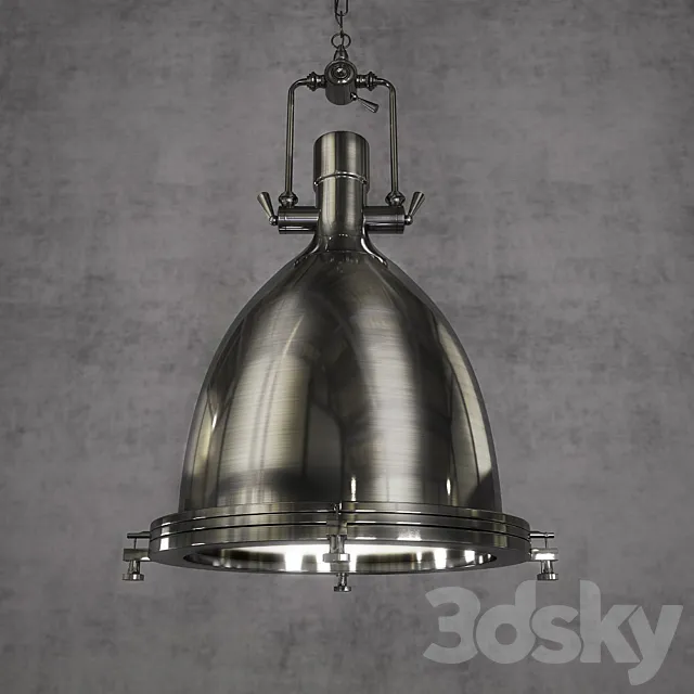 LAMP LOFT STEAMPUNK SPOTLIGHT 3DModel LAMP LOFT STEAMPUNK SPOTLIGHT 3DModel