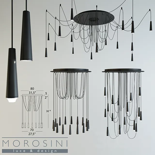Lamp Morosini Santral LA16 3DModel