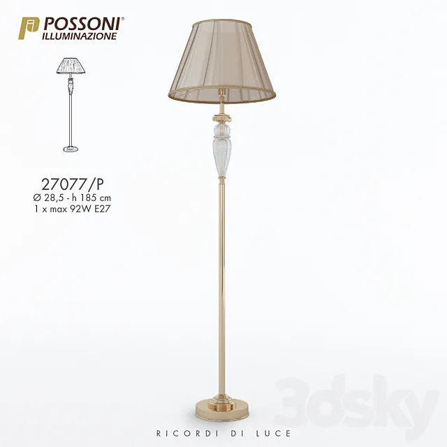 Lamp Possoni 3DModel Lamp Possoni 3DModel