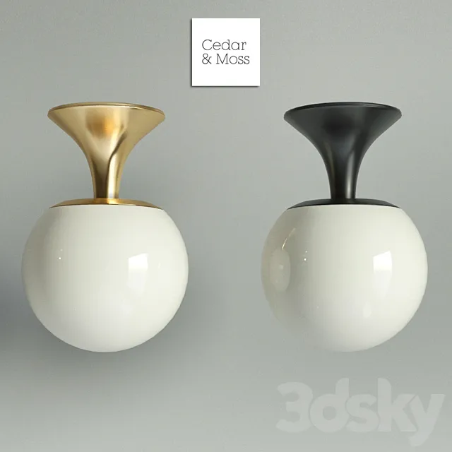 Lamp Sedar & Moss Cascade 3D Model