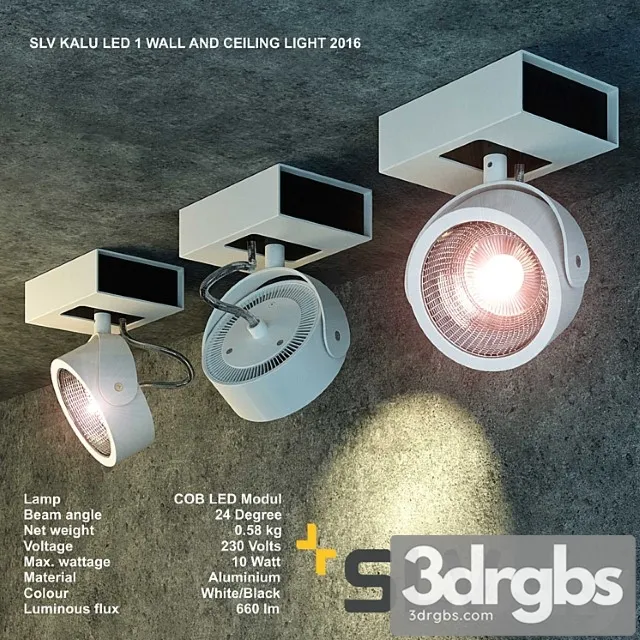 Lamp slv kalu led 1 3D Model Download