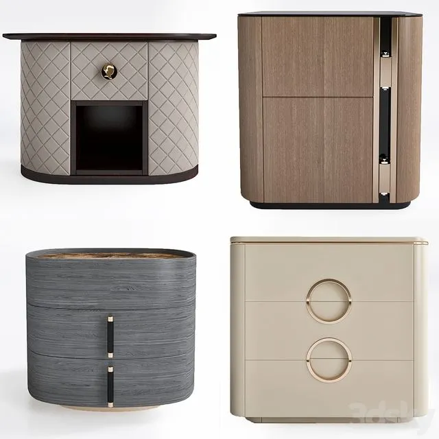 Lamp table collections 3D Model