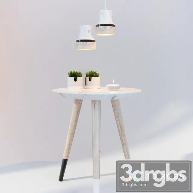 Lamp Table Decor Dodo 3D Model Download