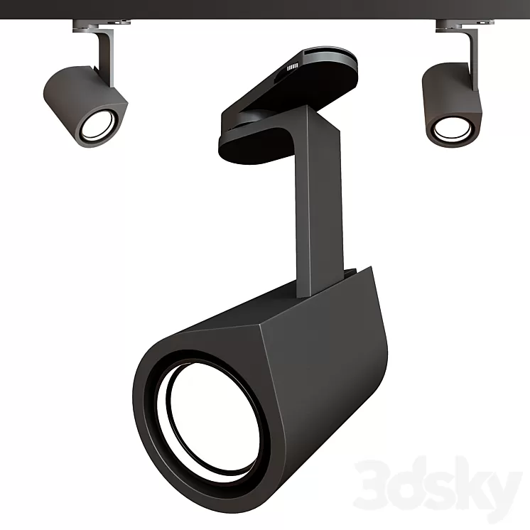 Lamp Wever & Ducre SQUBE on track 3D Model