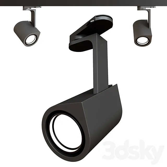 Lamp Wever & Ducre SQUBE on track 3DModel