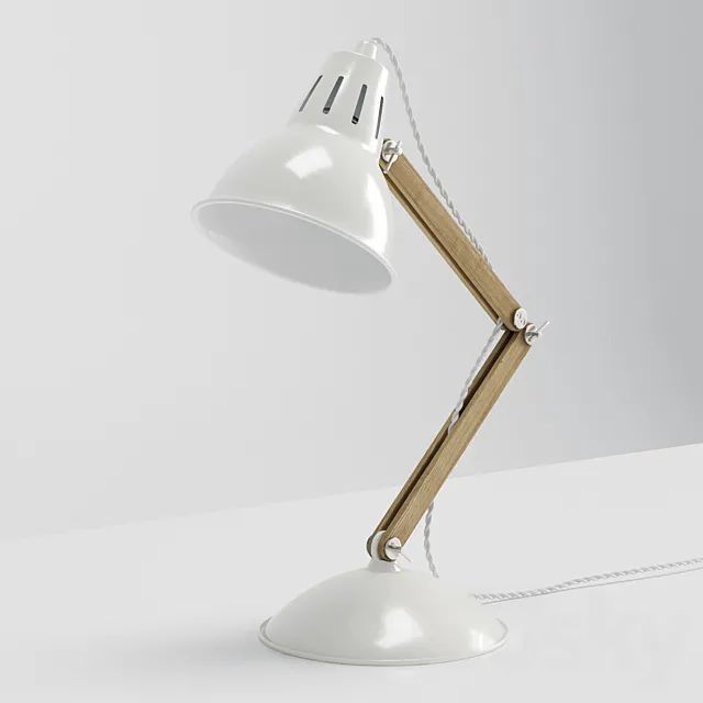 Lamp Wood & Metal 3DModel