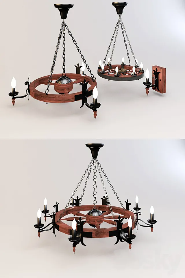 Lamp_Koleso 3DModel Lamp_Koleso 3DModel