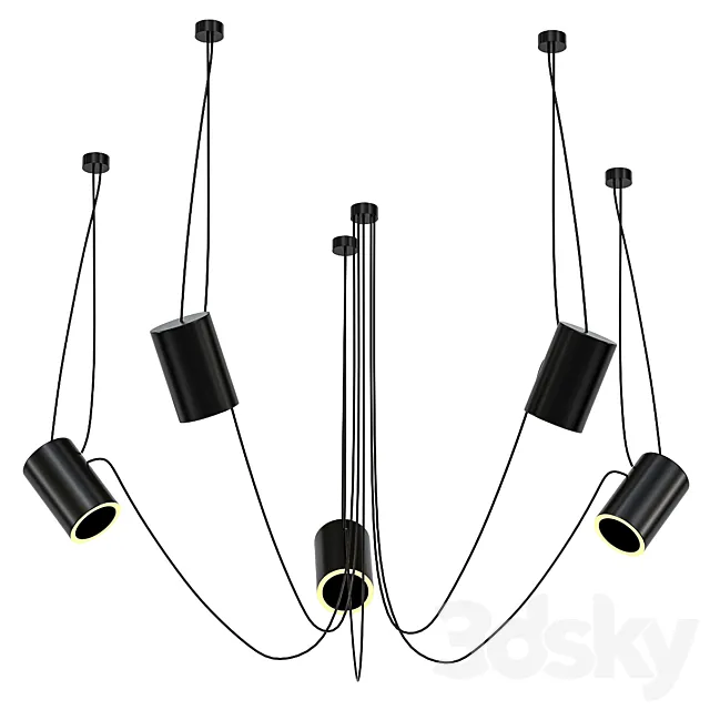 Lampa Wisz?ca Dubu 9028 Shilo – Dohar 3DModel