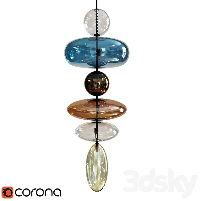 Lampada Sospensione Baban Cattelan Italia 3D Model