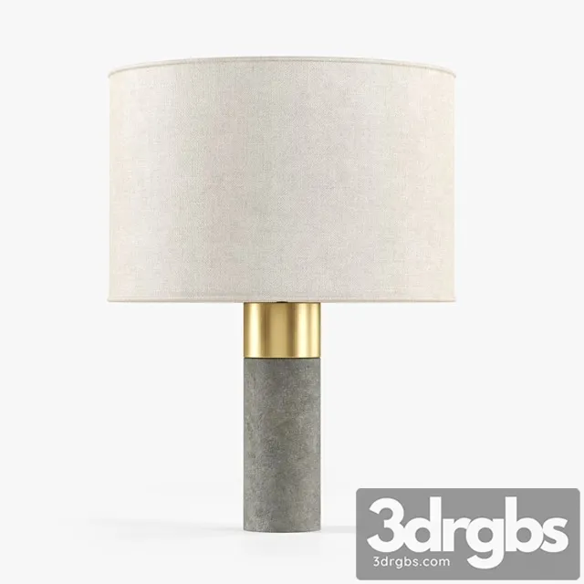 Lampara sobremesa cemento Lampara sobremesa cemento