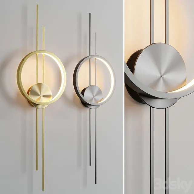 lampatron action LED wall lamp 3D Model lampatron action LED wall lamp 3D Model