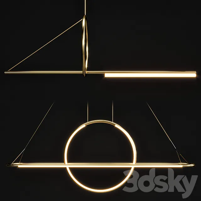 Lampatron DAGRUNG & SIRIS pendant light 3D Model Lampatron DAGRUNG & SIRIS pendant light 3D Model