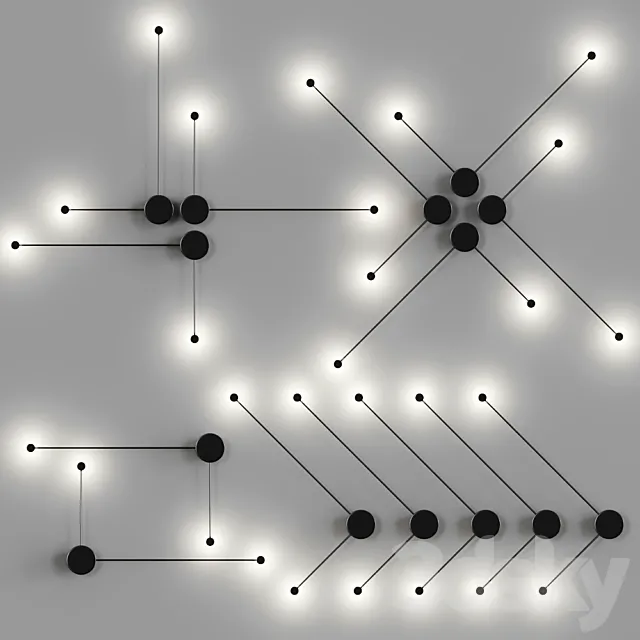 Lampatron DOTS 3 3DModel Lampatron DOTS 3 3DModel