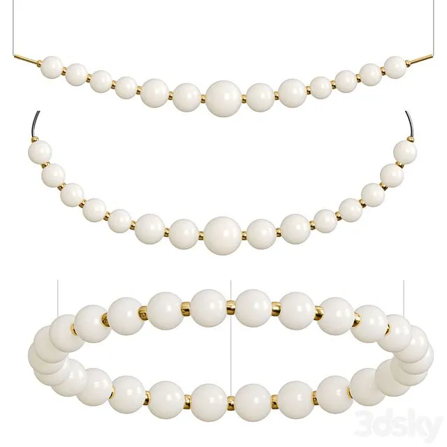 Lampatron LIOBA Chandelier Collection 3D Model Lampatron LIOBA Chandelier Collection 3D Model