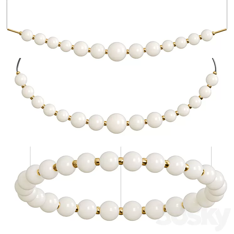 Lampatron LIOBA Chandelier Collection 3D Model Free Download