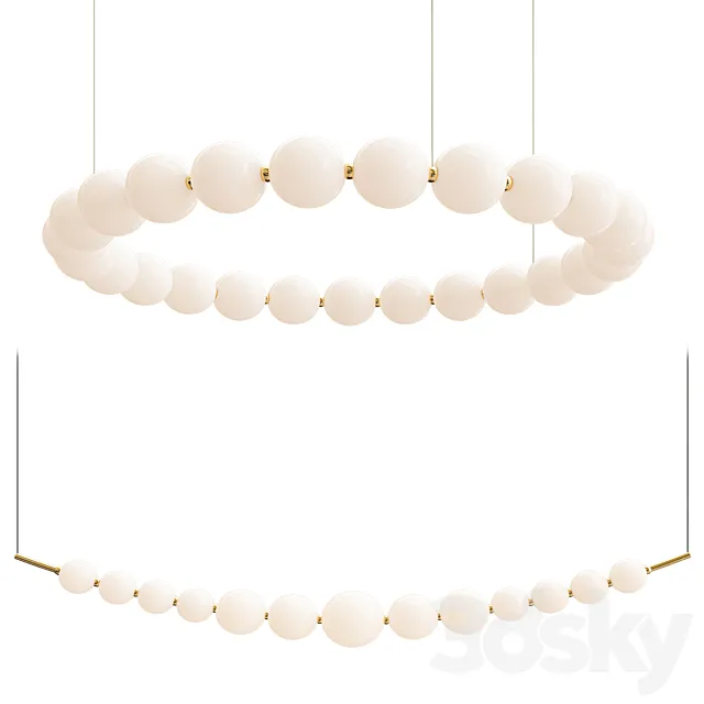 Lampatron LIOBA Chandelier Set 3D Model