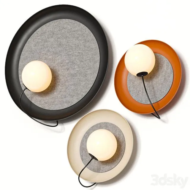 Lampatron Margott Wall Lamps 3D Model Lampatron Margott Wall Lamps 3D Model