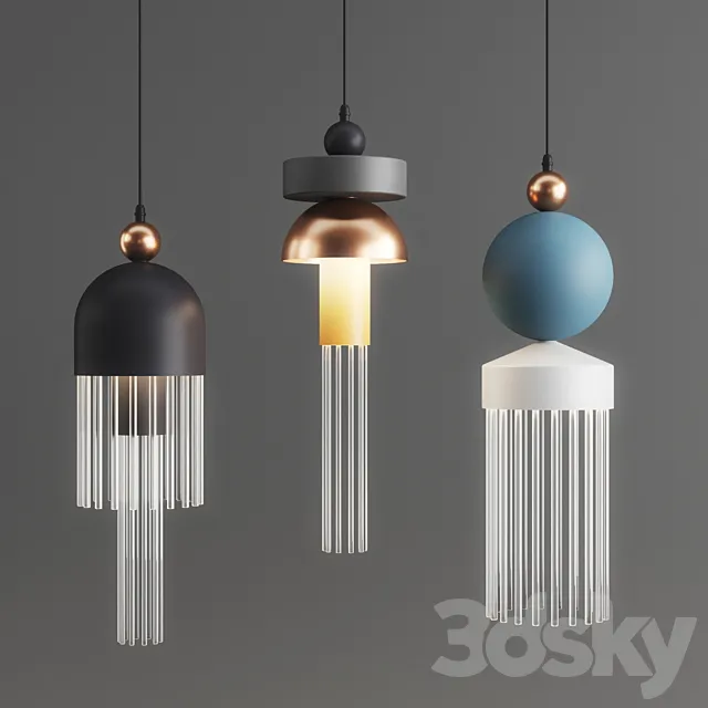 LAMPATRON Pleiades Pendant Lights 3D Model