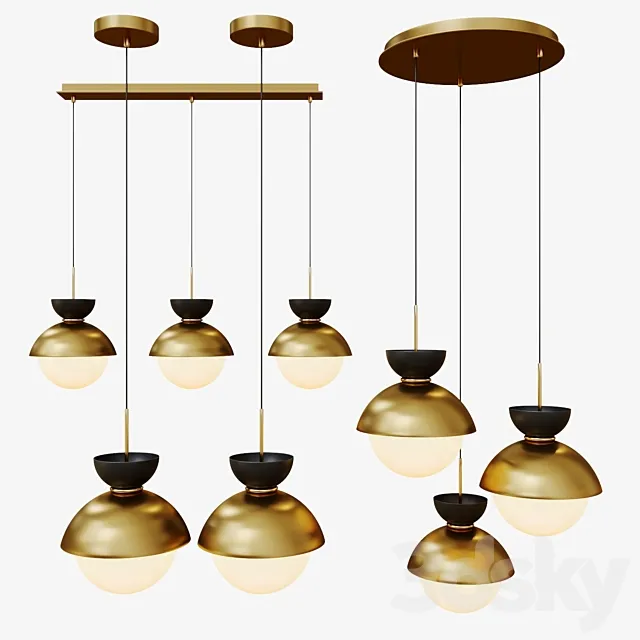 Lampatron POMPON GOLD 3DModel