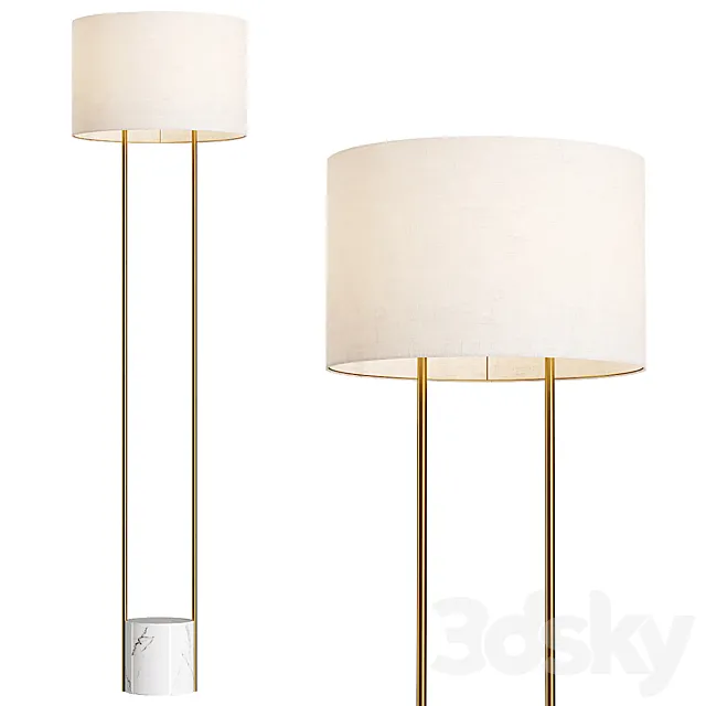 Lampatron RENO floor light 3D Model Lampatron RENO floor light 3D Model