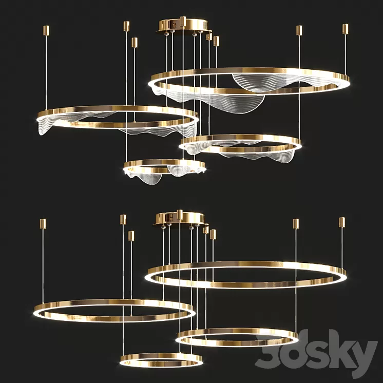 Lampatron ring collection 3D Model Lampatron ring collection 3D Model