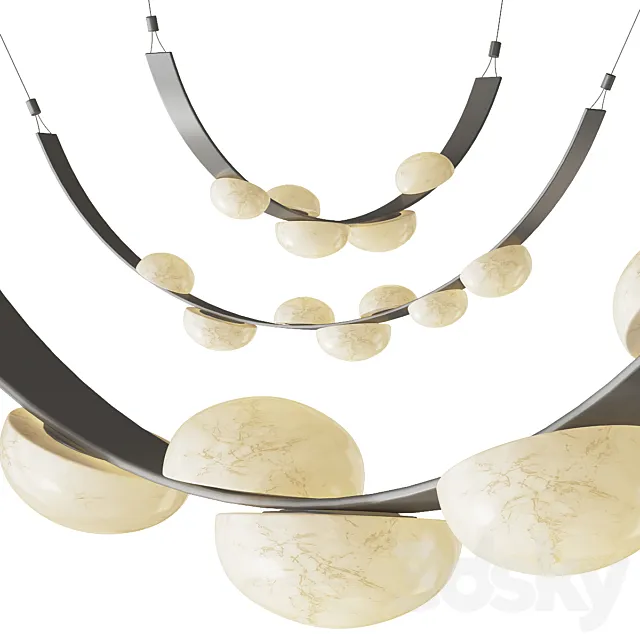 Lampatron RIVER pendant light 3D Model