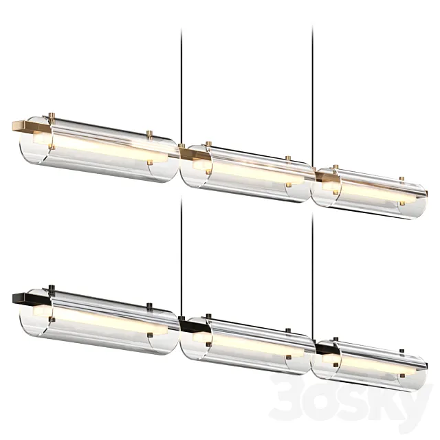 Lampatron SIMER LONG pendant light 3D Model Lampatron SIMER LONG pendant light 3D Model