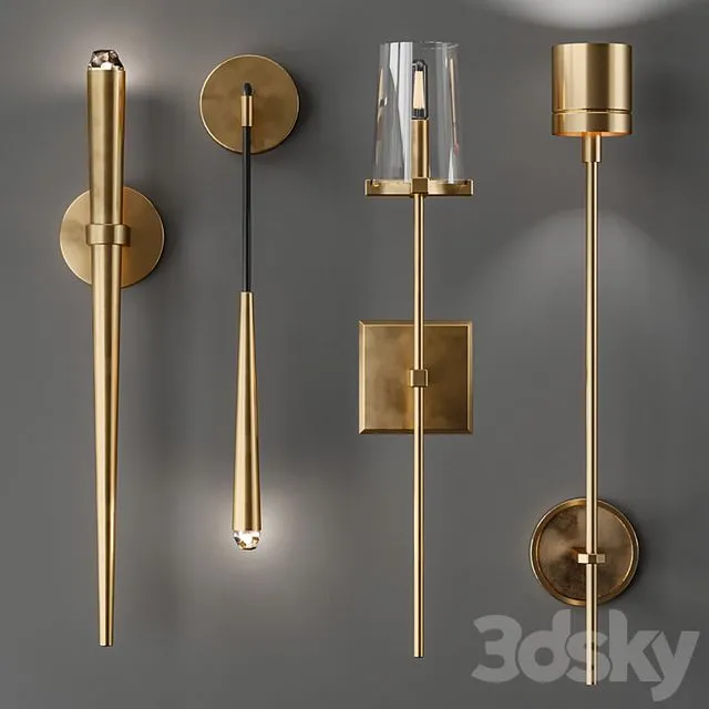 Lampatron wall light collection Del witten stylus 3D Model