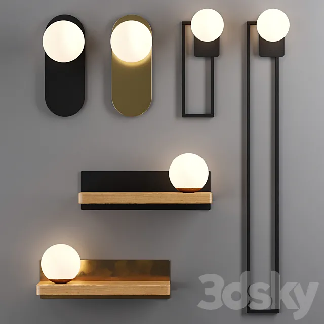 Lampatron wall light collection \ Fast Tidi Sian 3D Model