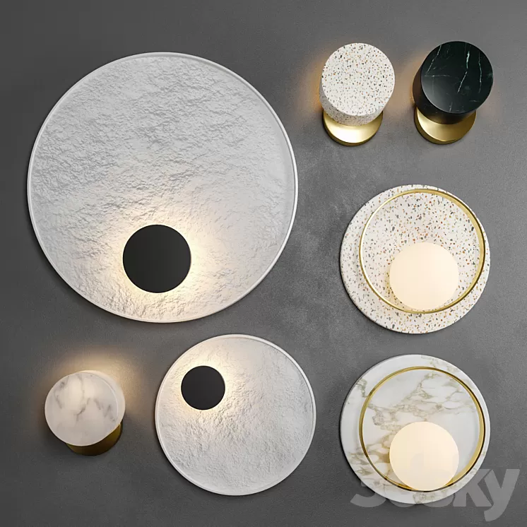 Lampatron wall light collection \ Reena Ringa Jord 3D Model Lampatron wall light collection \ Reena Ringa Jord 3D Model