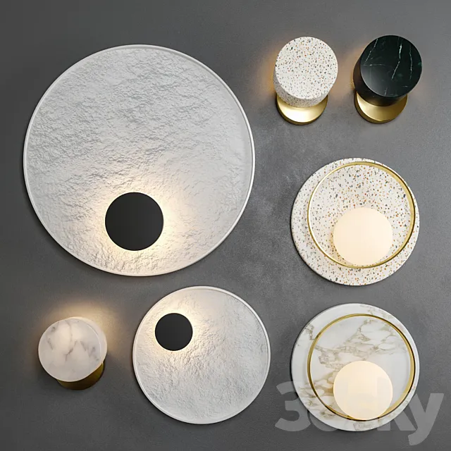 Lampatron wall light collection \ Reena Ringa Jord 3DModel
