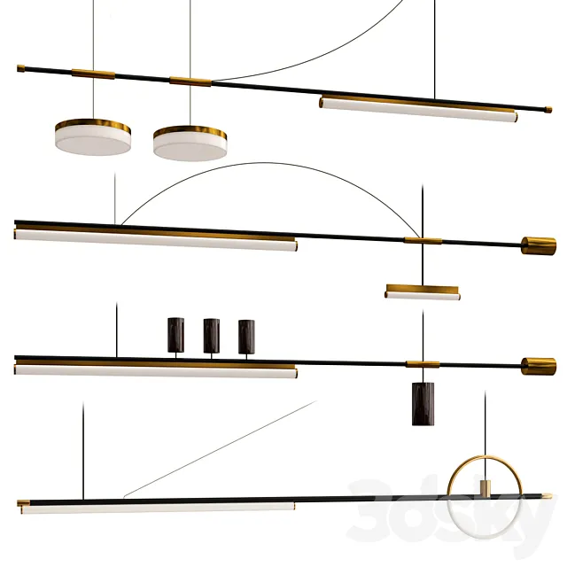 Lampatron ZODIAC collection 3D Model Lampatron ZODIAC collection 3D Model