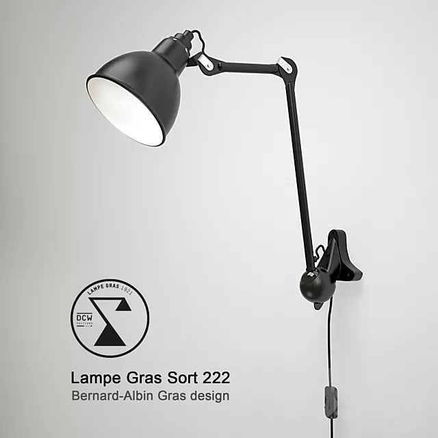 Lampe Grass 222 3D Model Lampe Grass 222 3D Model