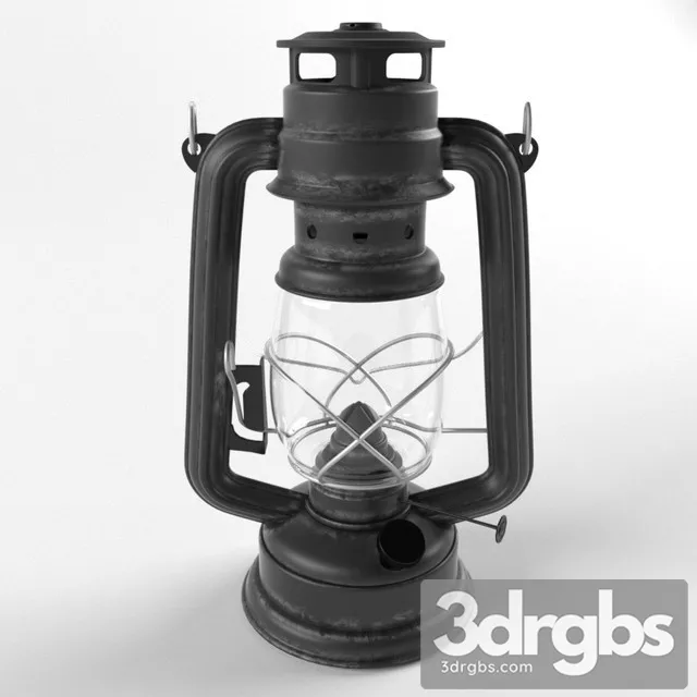 Lamplight Farmers Oil Lamp 3D Model Download
