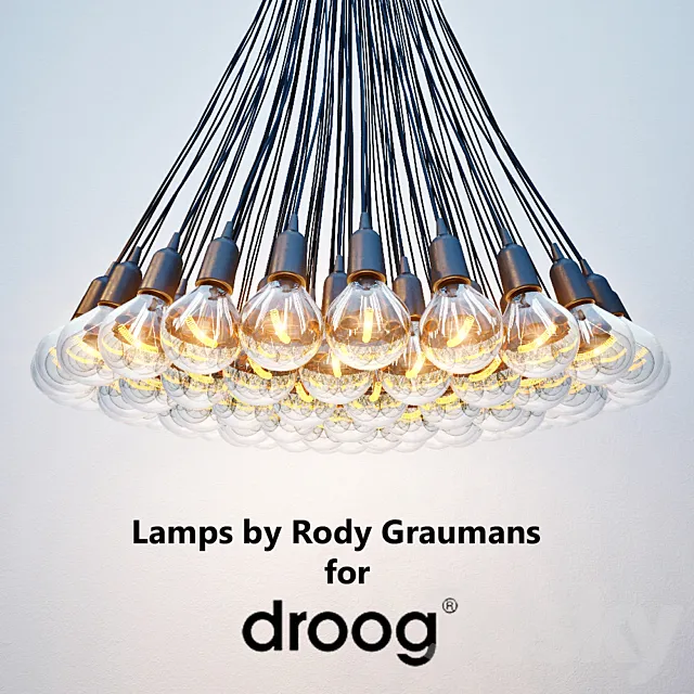 Lamps by Rody Graumans for droog 3DModel Lamps by Rody Graumans for droog 3DModel