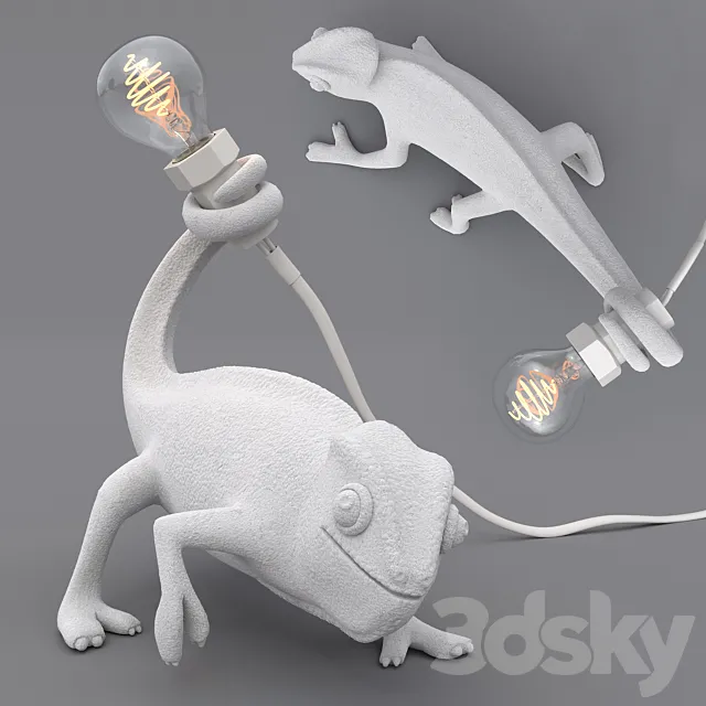 Lamps “Chameleon” _ Seletti 3D Model Lamps “Chameleon” _ Seletti 3D Model