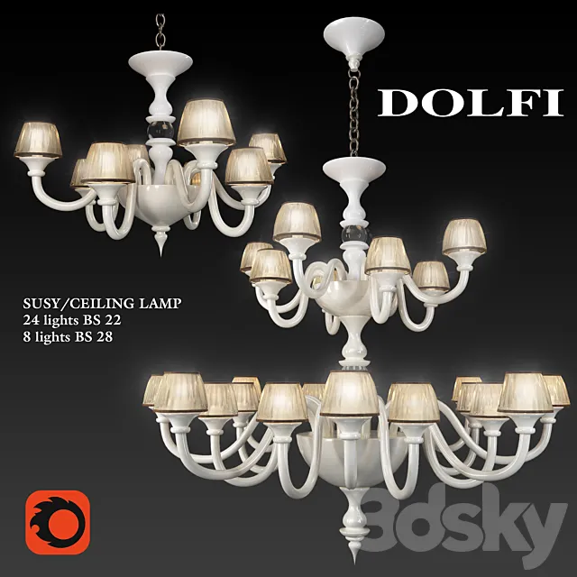 Lamps Dolfi 3DModel Lamps Dolfi 3DModel